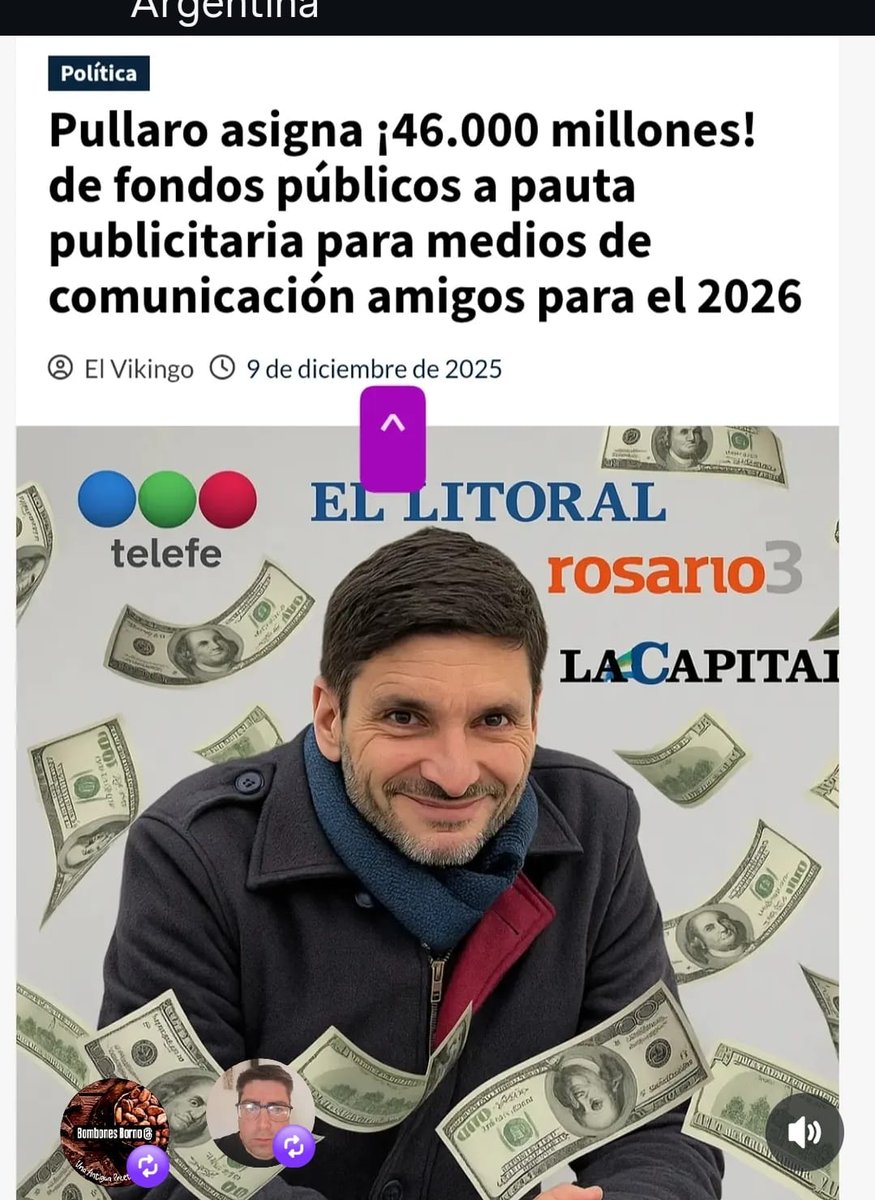 JulioLuna59's tweet photo. @Gatosylvestre Si no fuera por C5N y los medios alternativos estaríamos desinformado. Tiene todos los medios de Santa Fe comprados.
Los empleados y los jubilados provinciales cobran sueldos de miseria. Hay movilizaciones todos los días y nadie se entera. https://t.co/qM3uLUq8YC
