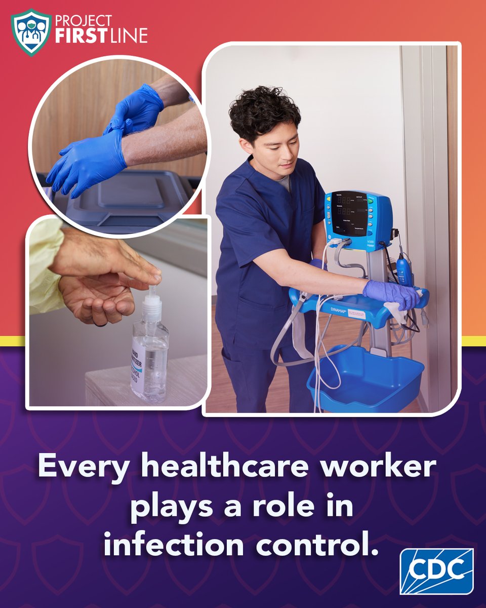 Infection control isn’t just policy—it’s about everyday actions that stop infections before they start. Every healthcare worker has a role to play and Project Firstline offers training for every healthcare role: bit.ly/3vVLH8N