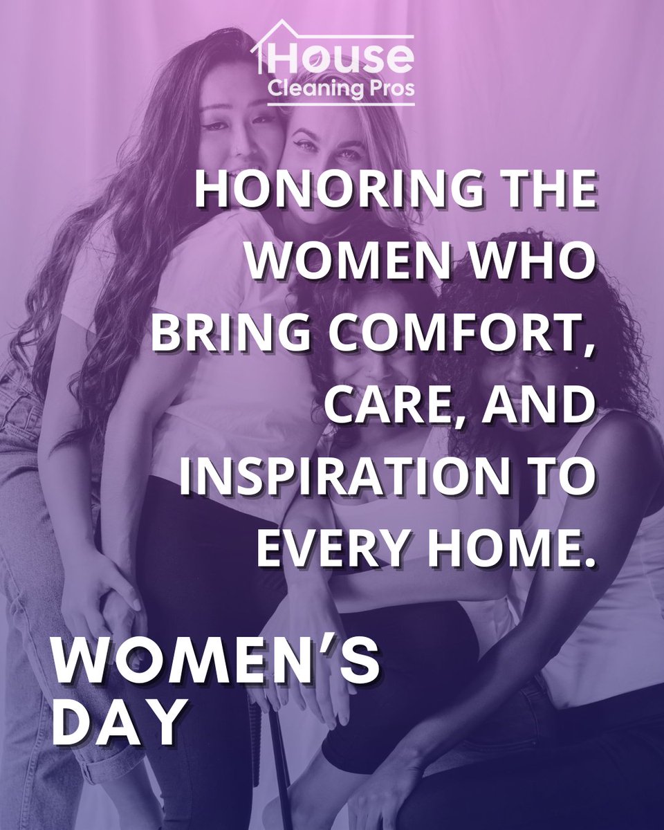 HouseCleaningPr's tweet photo. Today we recognize the women whose care and dedication help create more welcoming and harmonious homes.
Your effort makes a difference every day.
Happy International Women’s Day! https://t.co/paACav7rLF