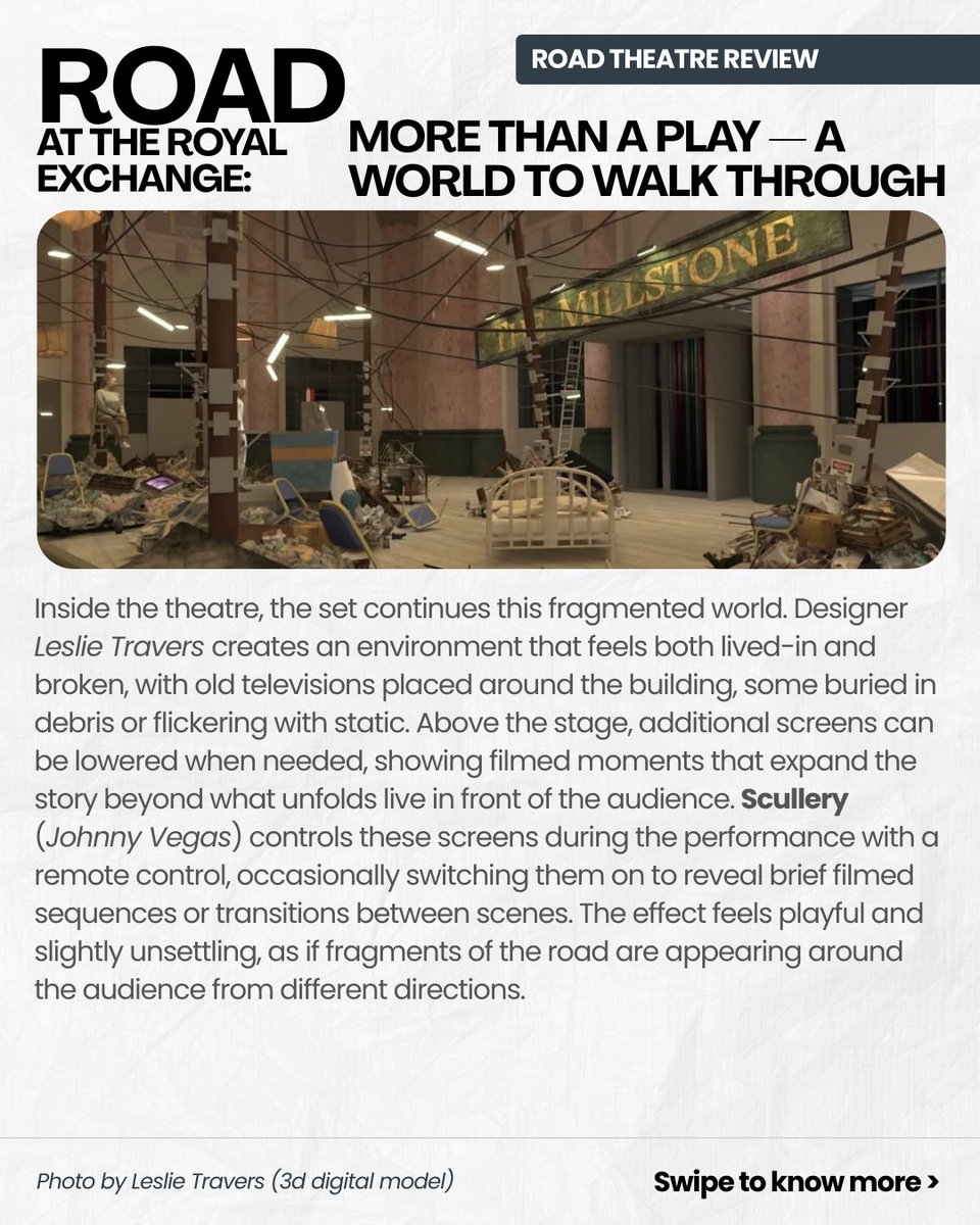 evrythings_dunn's tweet photo. Road at the Royal Exchange Theatre runs until 14 March and is currently sold out.
However, a small number of banquette tickets are available at box office on the day from 12pm, so itโs still worth trying if youโre nearby.
#JakeDunn #Road #RoyalExchangeTheatre #Manchester https://t.co/fwqueR67NA