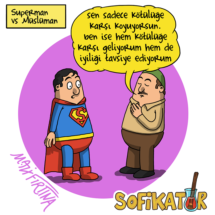 kullukyapbiraz's tweet image. emri bil maruf ve süpermen
#sofikatur

#superman #musluman #ramazan #islam #tasavvuf #mizah #karikatur #cartoon #62