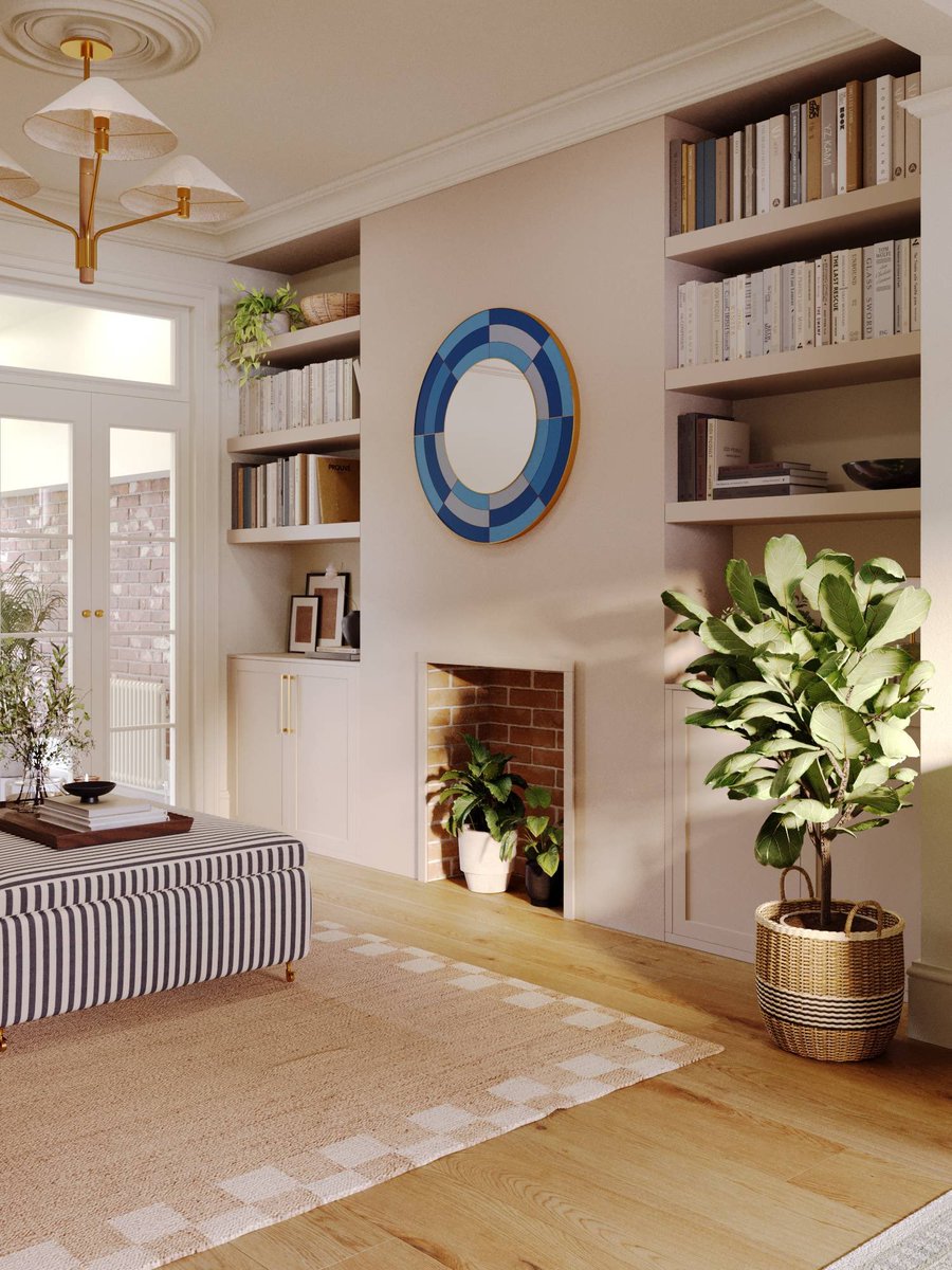 TwinsOffice's tweet photo. S &amp; J Project, Living Room ( Part #2); 
London, UK - 2025;
by Topology Interiors;
#residential https://t.co/tGtuQdQwws