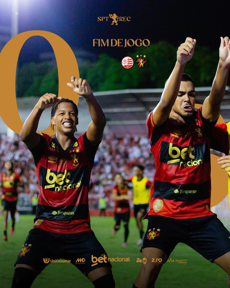 O SPORT É TETRACAMPEÃO PERNAMBUCANO! 🏆🏆🏆🏆

Sport vence o Náutico por 3x0 conquista seu 46º título do Campeonato Pernambucano. Os gols rubro-negros foram marcados por Iury Castilho (2x) e Augusto Pucci.

#NAUxSPT #SportNoPernambucano