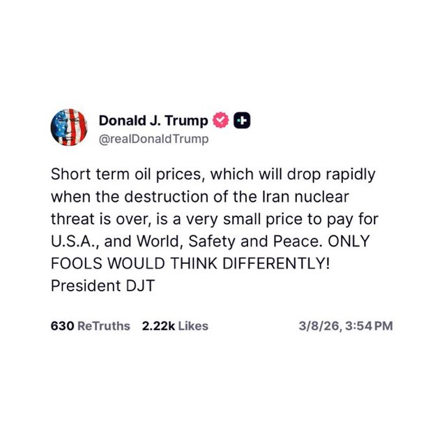 legen_eth's tweet photo. Trump just posted this.

Confirming the trade idea.

This will be a generational opportunity.

Save this post. https://t.co/OHoJOOK0gL