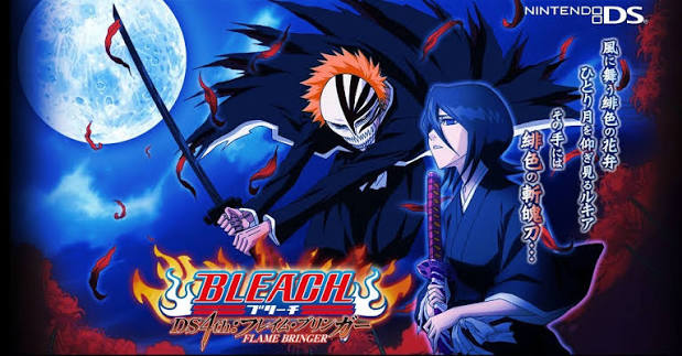 buriednumber1's tweet photo. Did you know on the Nintendo DS we had a Bleach game called Flamebringer where Rukia had a Zanpakuto that wasn't Sode No Shiriayuki Rukia discovers the strange blade Higanbana, which takes control of her, forcing her to act against her will and fight Ichigo Higanbana is a powerful Zanpakuto, often depicted with an independent spirit and a multi-stage Bankai, primarily featuring red spider lily motifs. Its abilities include launching flying blades from petals, slashing attacks, burrowing into the ground for surprise strikes, and high-impact shockwaves. It also boasts high durability, speed, and immense, potentially explosive power