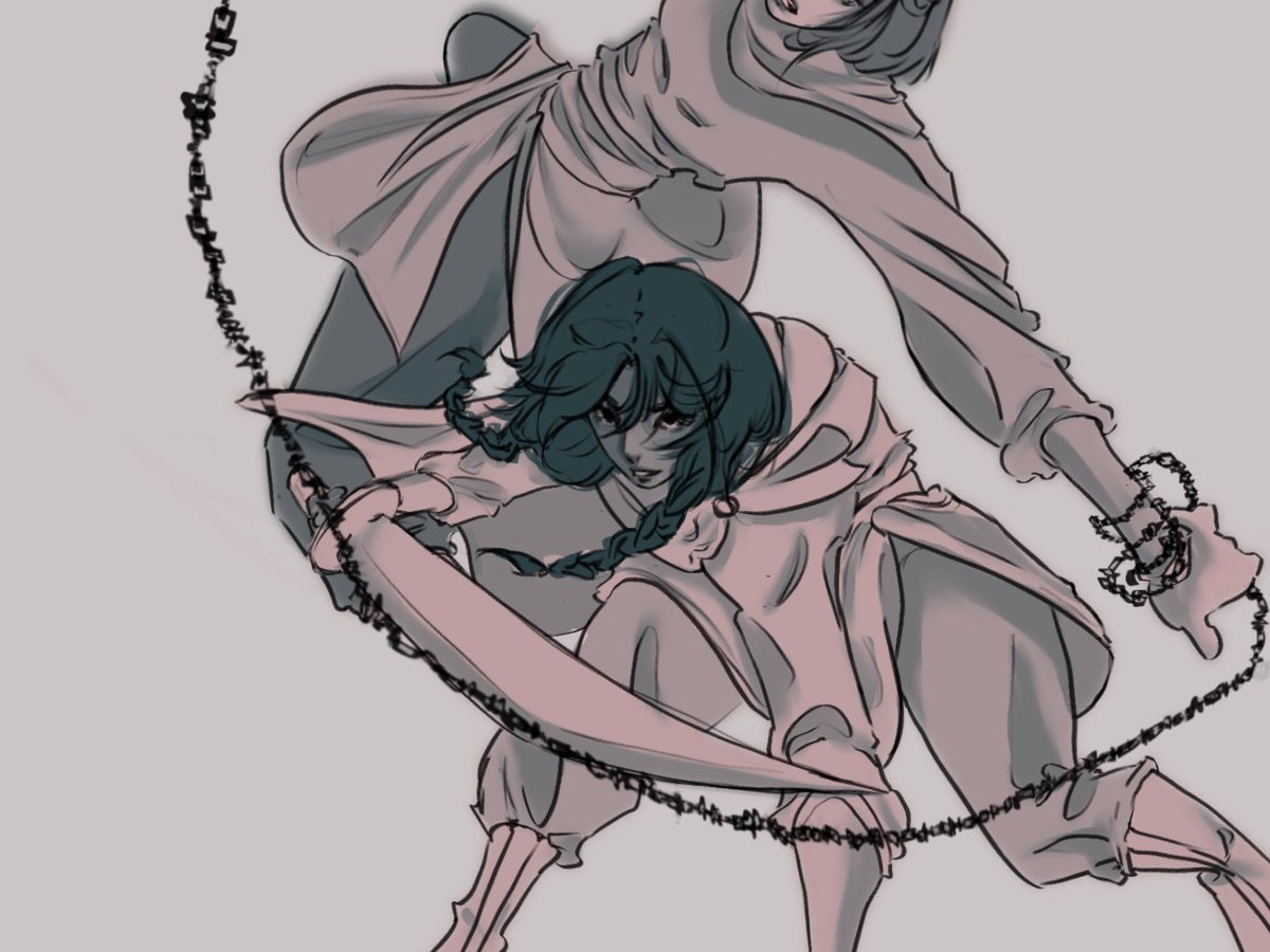 Bonelss_artz's tweet photo. Just a #wipart for #oc Mei and Yanli https://t.co/jgG6mXeueo