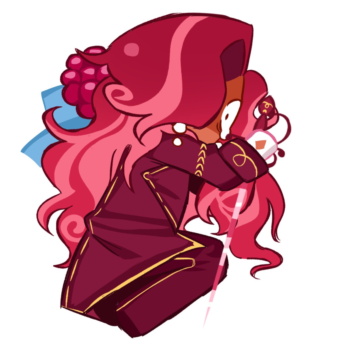 raspcara's tweet photo. More of this redesign because apparently the people on tiktok liked it #raspberrycookie https://t.co/CcmaLGqMLn