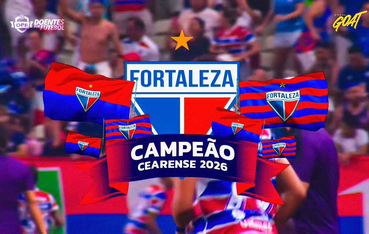 O MAIOR DO ESTADO VOLTOU!

FORTALEZA ESPORTE CLUBE CAMPEÃO DO CEARENSE 2026! 💙❤️🏆