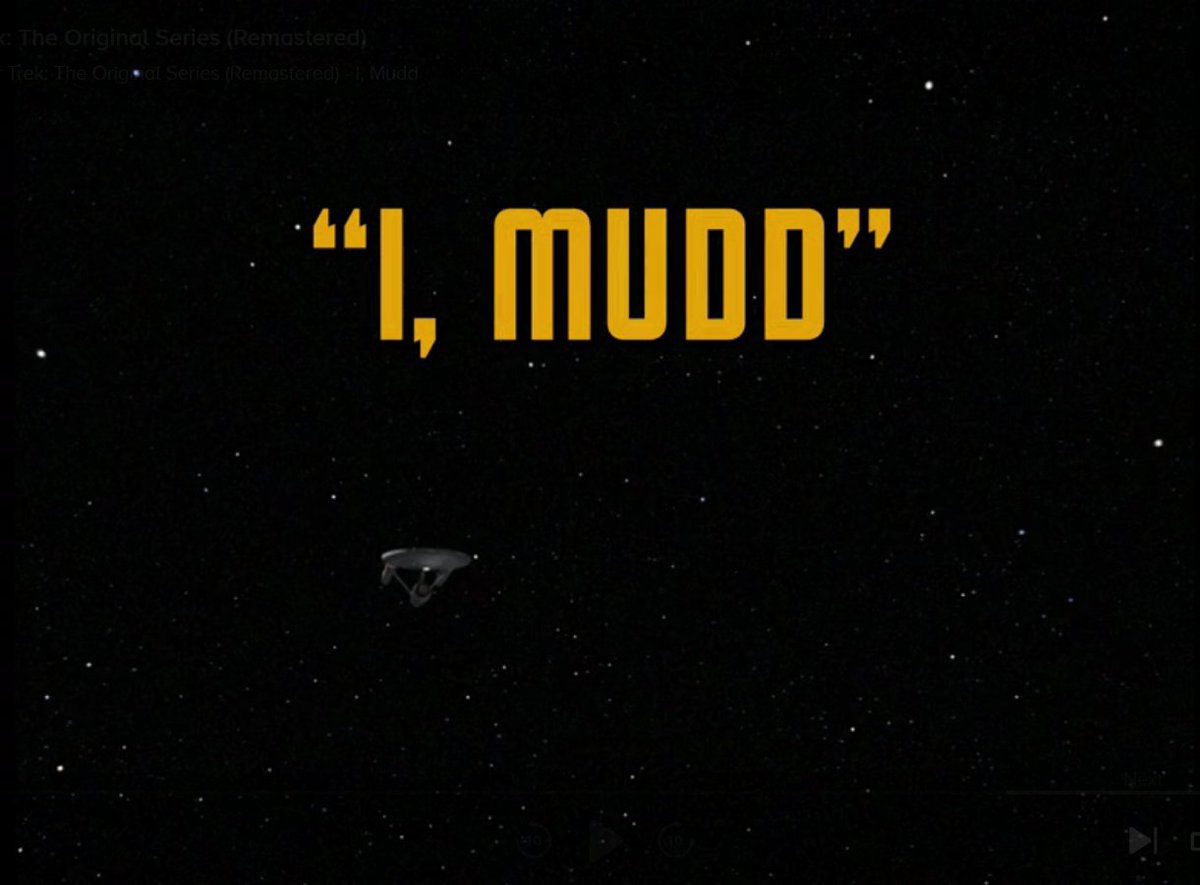 trekpolitics's tweet photo. This week on #TrekPolitics it's "I, Mudd" -- another problematic and, frankly, gross Harry Mudd episode in which we learn he's been having sex with 500 female androids somehow. Mary and I break it all down. Stick around for #Bobservations!
https://t.co/UyD1kB35dY https://t.co/crFfImeVmK