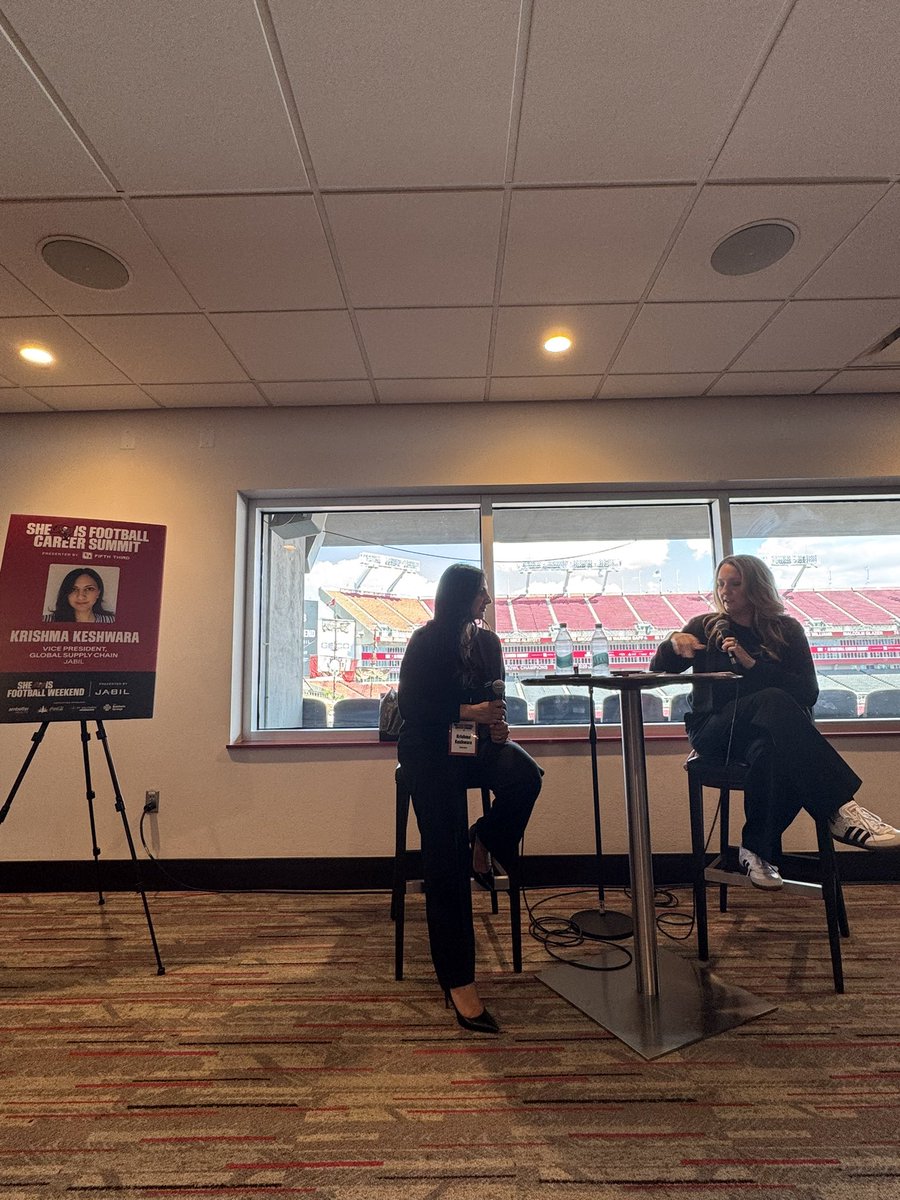 saraparksvold's tweet photo. Inspired after attending the She Is Football Summit presented by @Buccaneers. Hearing women share their journeys and challenges was a powerful reminder why representation in sports matters.
Grateful for the connections and the amazing women lifting each other up. 
#SheIsFootball https://t.co/WEA1yAsaK5