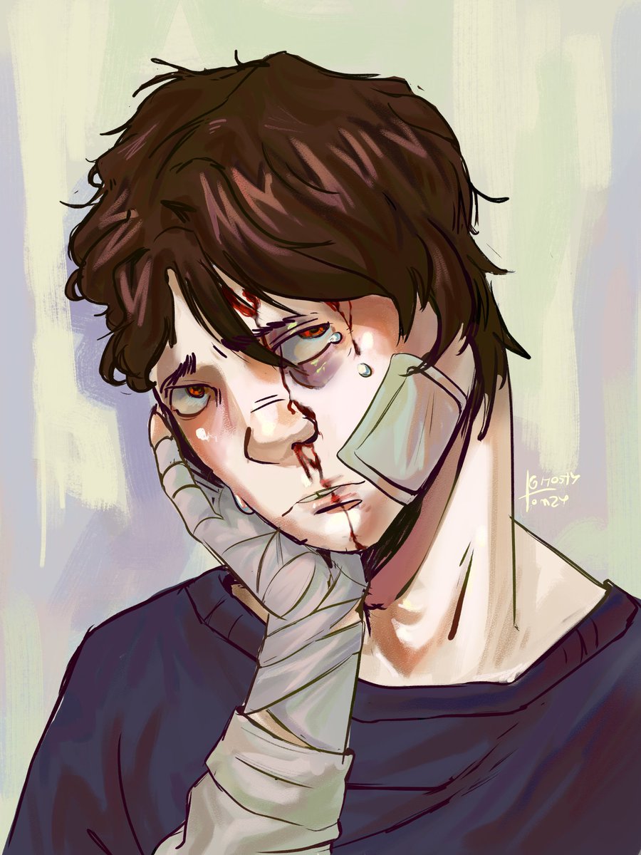 Teenage Toby all fucked up and sad noooooo!!! Quick drawing 

#TicciToby #creepypasta #ticcitobyfanart #creepypastaFanart