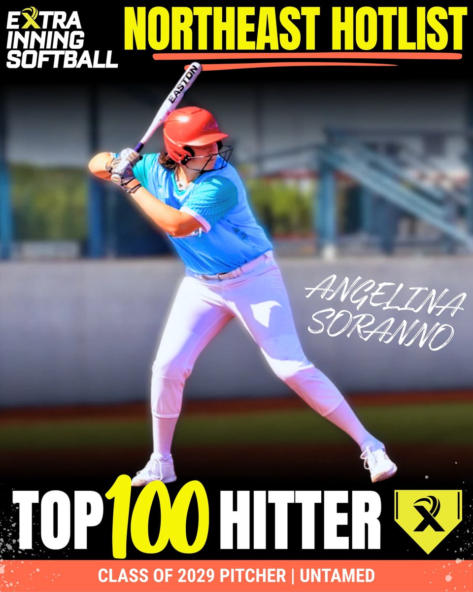 Thank you Extra Inning Softball for including me on the Class of 2029 Northeast Top 100 Hitters Hotlist 🥎 Grateful for the recognition <a href="/UntamedSoftball/">Untamed Softball</a> @Untamed14UNavy <a href="/ExtraInningSB/">EXTRA INNING SOFTBALL</a> <a href="/CoastRecruitsSB/">Coast Recruits 🥎</a> <a href="/thealliancefp/">The Alliance Fastpitch</a> <a href="/LineDsoftball/">Line Drive Media</a> <a href="/SoftbalAmerica/">Softball America</a> <a href="/SBRRetweets/">Softball Recruiting Reposts</a> <a href="/SoftballPros/">CollegeSoftballProspects</a>