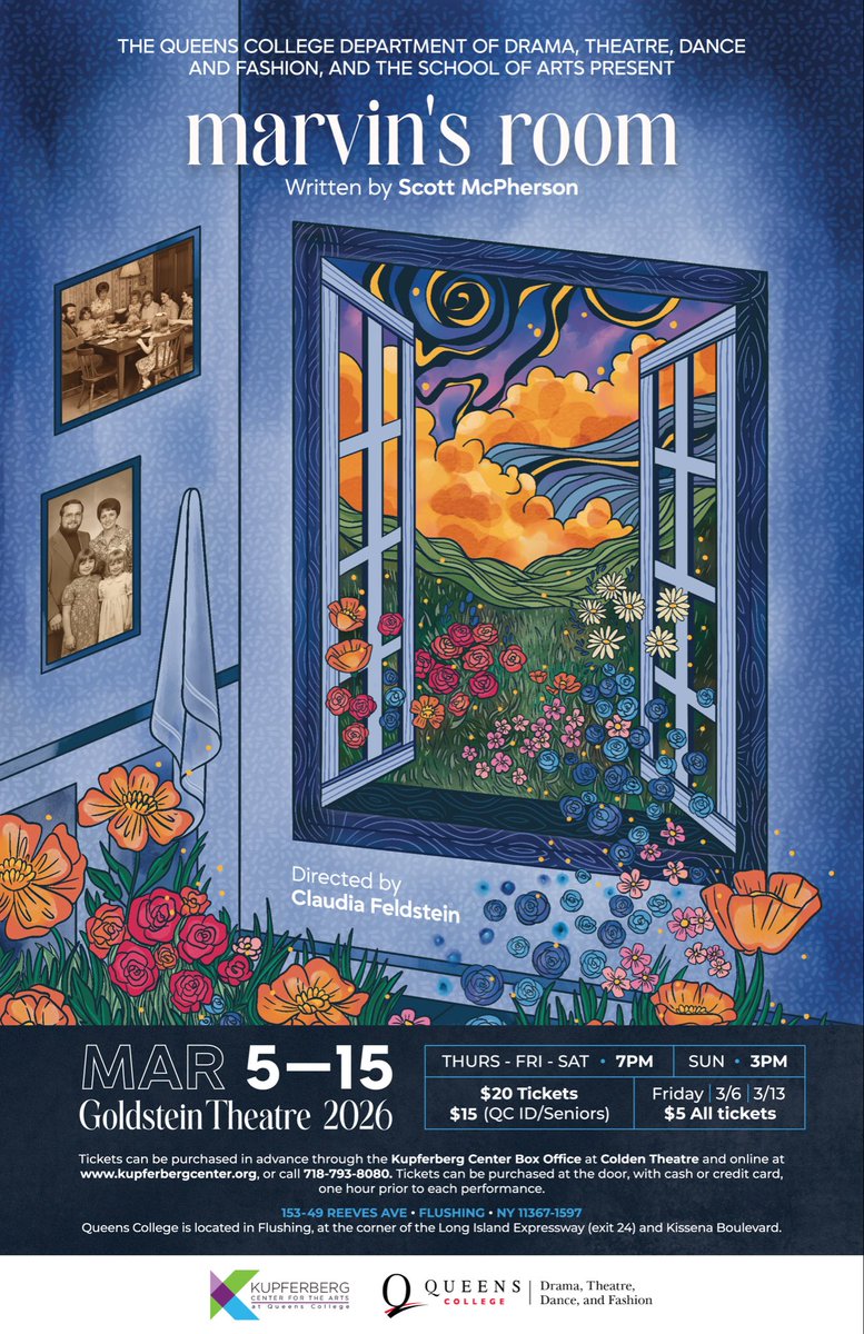 ElyseBotD's tweet photo. Come check out “Marvin’s Room” at @QC_News Closing March 15th! 😁 https://t.co/HD5ujtvbDz