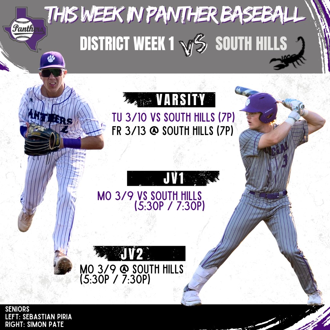 Paschal Panthers Baseball tweet media
