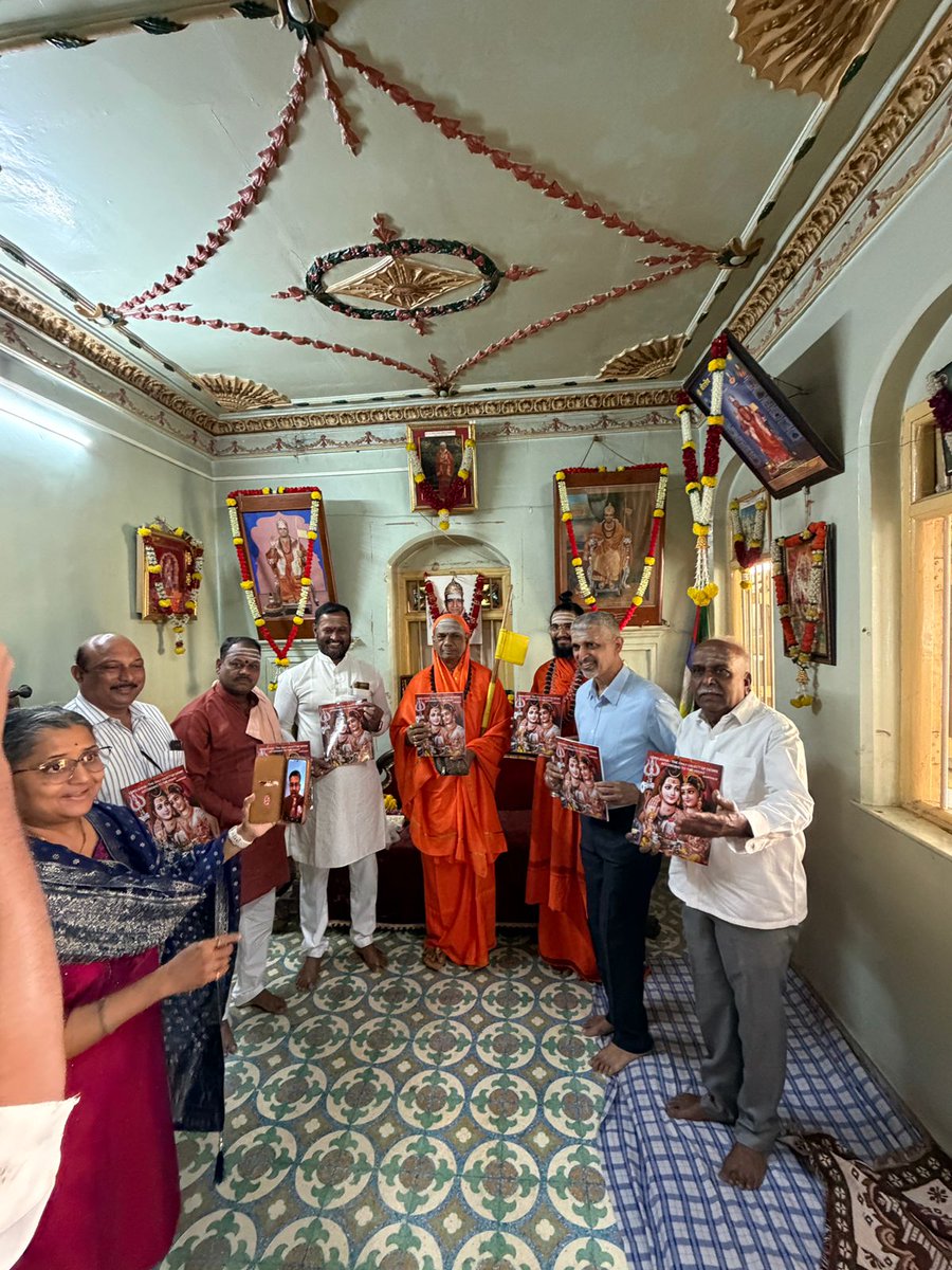 ShaivaVedanta's tweet photo. I am delighted to share that my first book, “LORD SHIVA – THE ONLY OBJECT OF DESIRE ACCORDING TO THE VEDAS,” which I published four years ago, was inaugurated today by the revered Guru of the Kashi Jangamwadi Mutt, Varanasi , Shri Shri 1008 Dr. Chandrashekhar Shivacharya Swamiji. https://t.co/1d2FxbW0E2