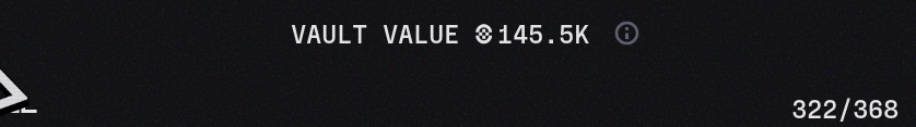 What's everyone's vault value? I have yet to see a gold! #MarathonGame
