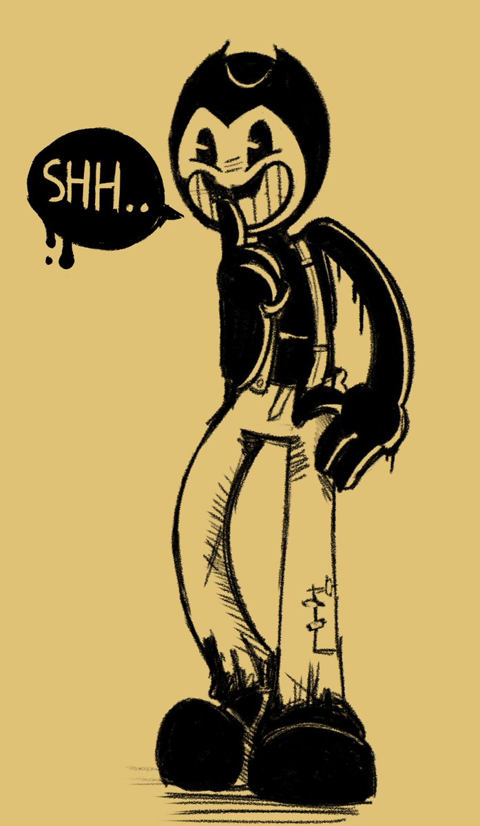 GlitchedCatz's tweet photo. Haven’t drawn in awhile 
Have a Sammy 
#BENDY #BENDYTHECAGE https://t.co/OHcfGqC3FF