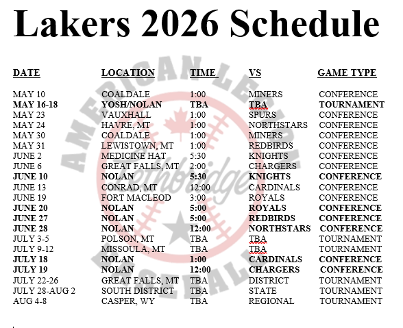 Lethbridge American Legion Baseball tweet media