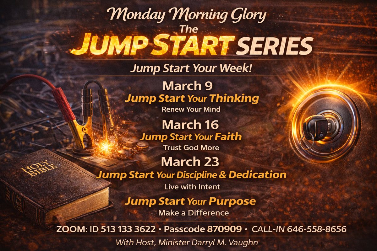 DarrylVbLessed's tweet photo. JOIN US! MONDAY MORNING GLORY! #Faith https://t.co/nKilfD5wvU