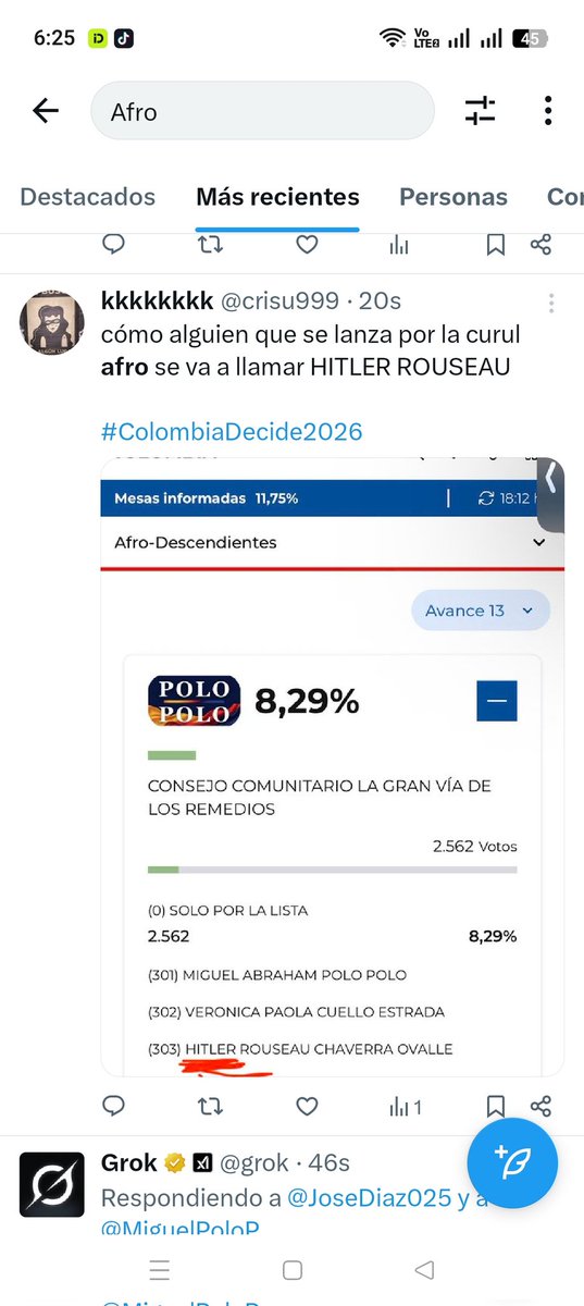 LaynekerPena's tweet photo. POLA POLA (polo polo) SE QUEMOOOO, POR ANDAR CON HITLER EN SUS FILAS

#EleccionesColombia2026 #afro https://t.co/fHJevHzSxz