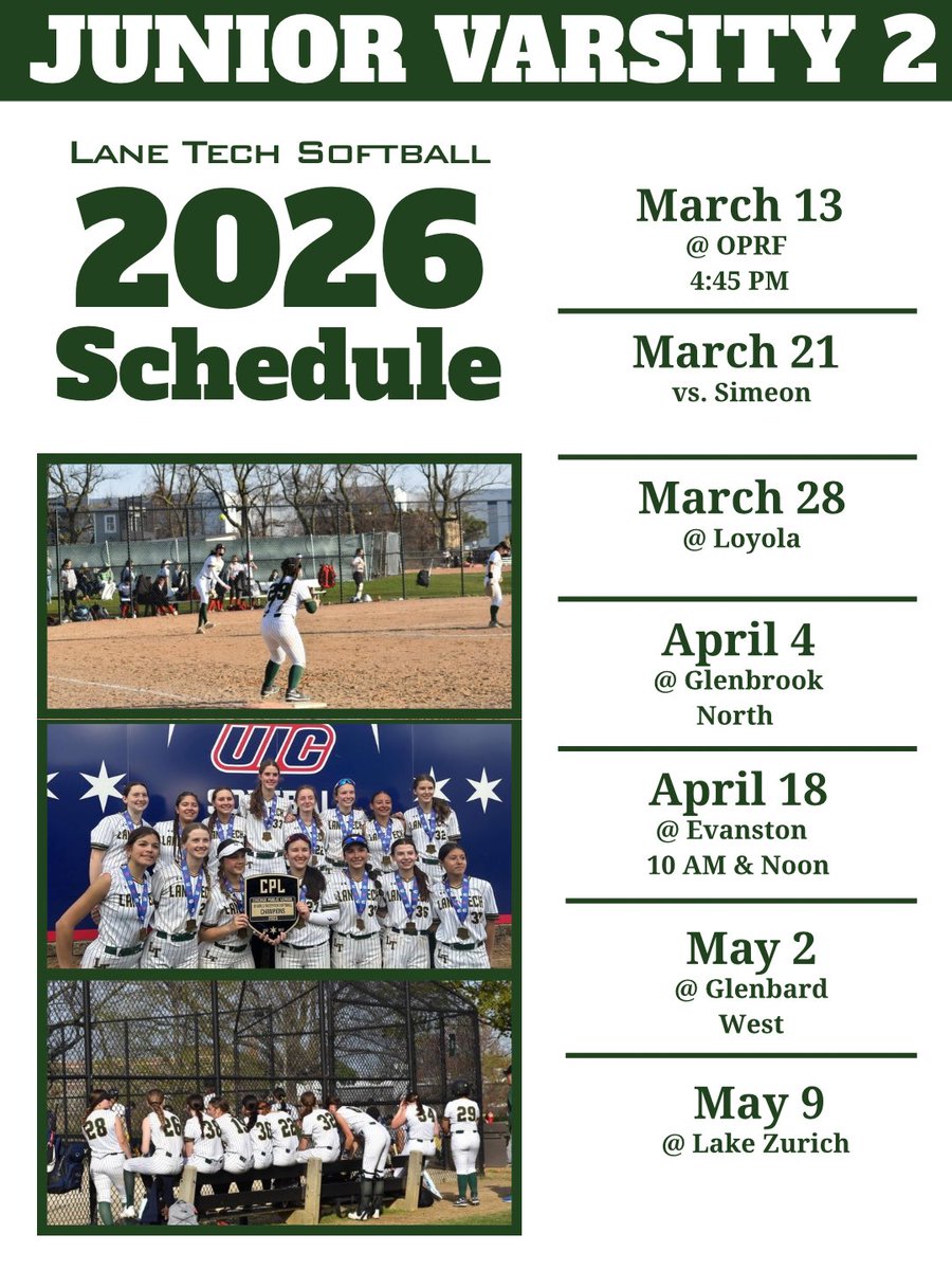 Lane Tech Softball tweet media