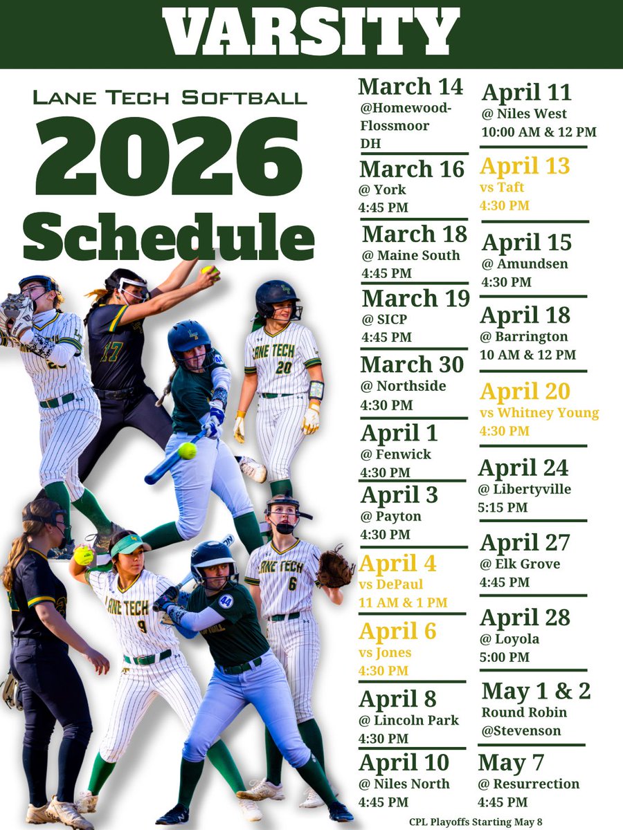 Lane Tech Softball tweet media