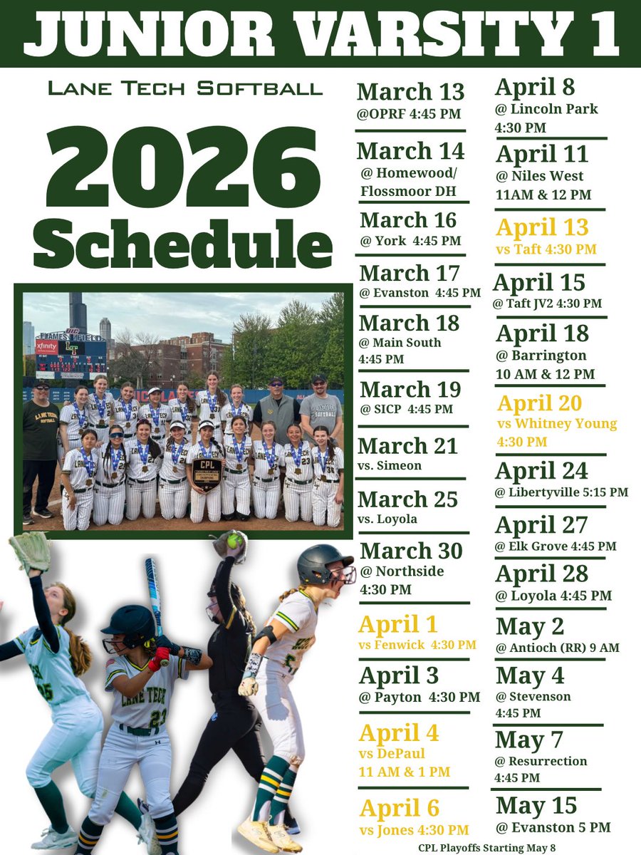 Lane Tech Softball tweet media