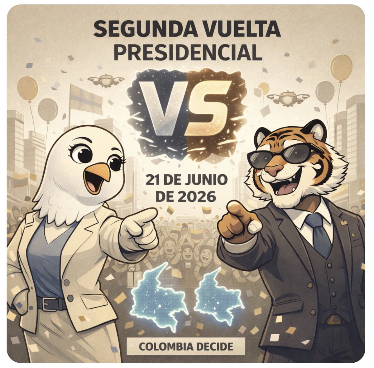 jtororamirez's tweet photo. Tenemos un nuevo escenario para el 21 de junio de 2026 para la segunda vuelta en presidencial de Colombia, donde no sea votar en contra de alguien (y su proyecto político) sino realmente en favor del mejor candidato.

#PalomaValenciaPresidenta #abelardodelaespriella https://t.co/5IeIhujztm
