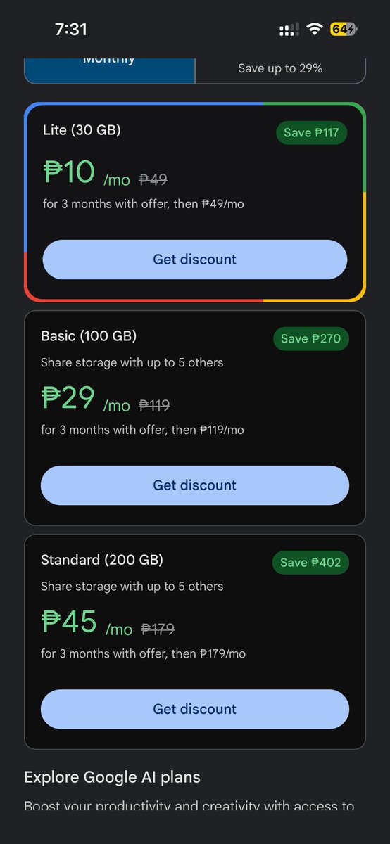 saw thiz and ohhhh may discount sila!!