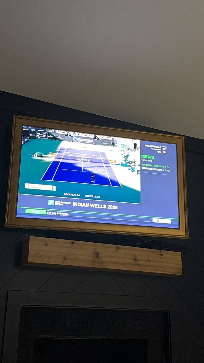 Nol_In_One's tweet photo. @TennisChannel  no one has ever said this is a nice viewing experience… show us the tennis. Enough with the extra. https://t.co/VwfkuHU6HY