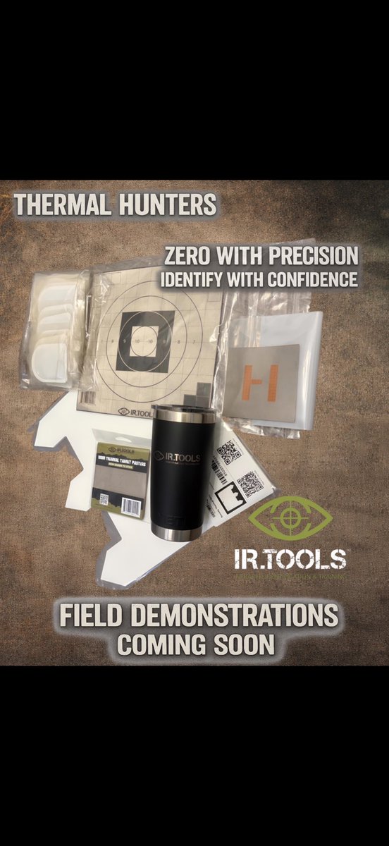 CNPOutdoors's tweet image. Testing thermal zeroing targets and night hunting safety tools from IR.Tools.

Field demonstrations coming soon.

#ThermalHunting #NightHunting #PredatorControl