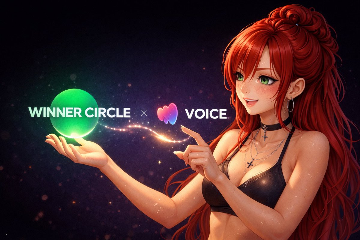 Have you heard the news? 👀

The Winner Circle is now officially partnered with <a href="/voicehavefun/">VOICE (opinion arc)</a> 

The kind of partnership that just makes sense 💚

This is a big one!
Let’s scale together 🤝🏻