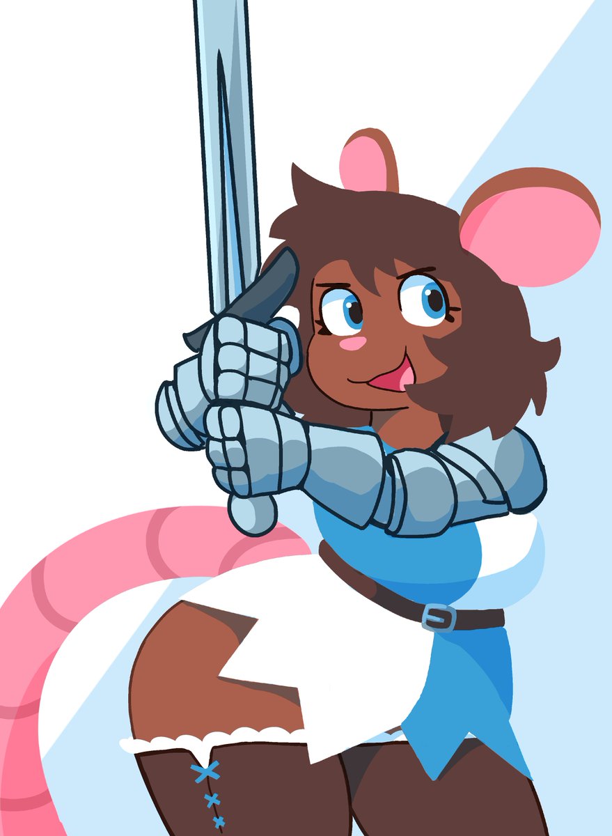 She's ready to fight!