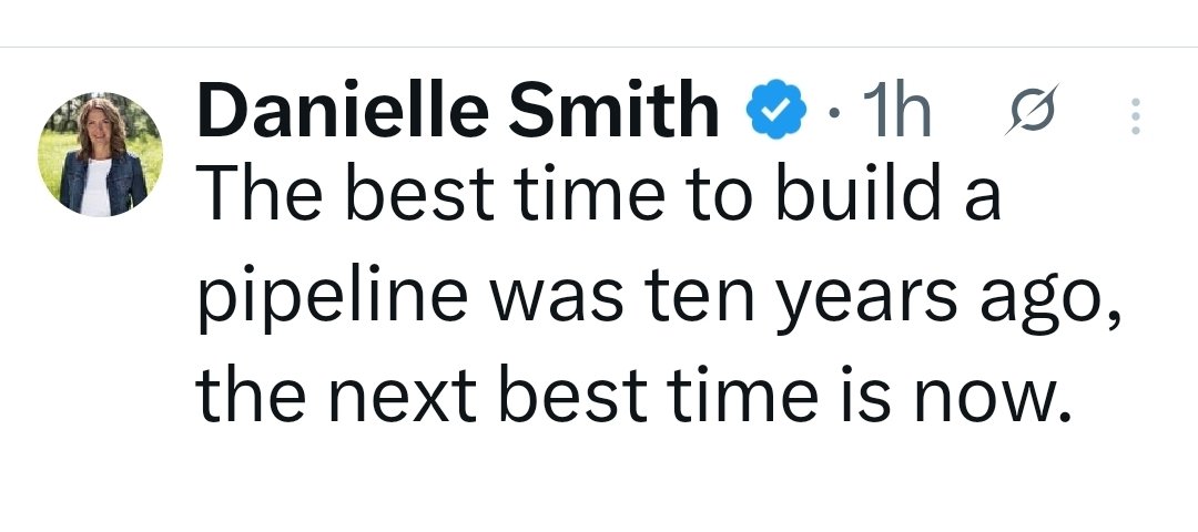 If my memory serves me right, it was around 10 years ago when Prime Minister Justin Trudeau, John Horgan, Rachel Notley &amp; First Nations got the TMX built. Before that, nothing. He also got the LNG pipeline built. Harper? Nothing.
