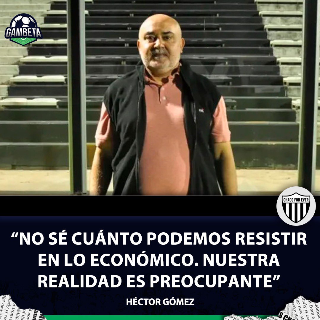 GambetaLP's tweet image. [#ChacoForEver🇦🇷] Héctor Gómez, Presidente del "Negro"

🎙️ "Nuestra realidad económica, hoy, es preocupante. For Ever necesita 200 millones por mes. Son 150 millones de sueldos, 25 de alquiler y 25 de viajes. Entre aportes de AFA y del Gobierno provincial, el club reúne cerca de