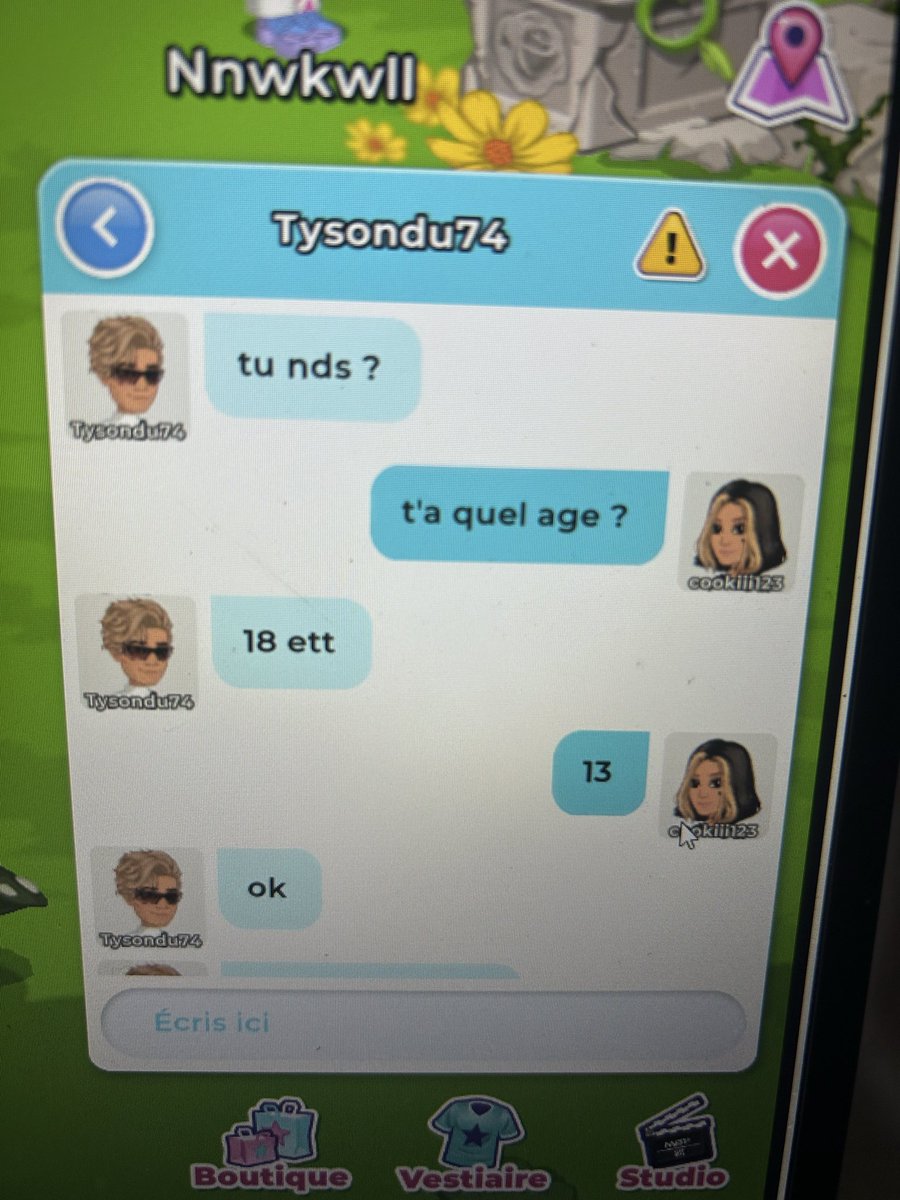 Alex_bubu2's tweet photo. Supprimer ce jeux par pitié.
Aux passage allez signaler ce gros détraqué.
⬇️⬇️ https://t.co/NewvoIyleX