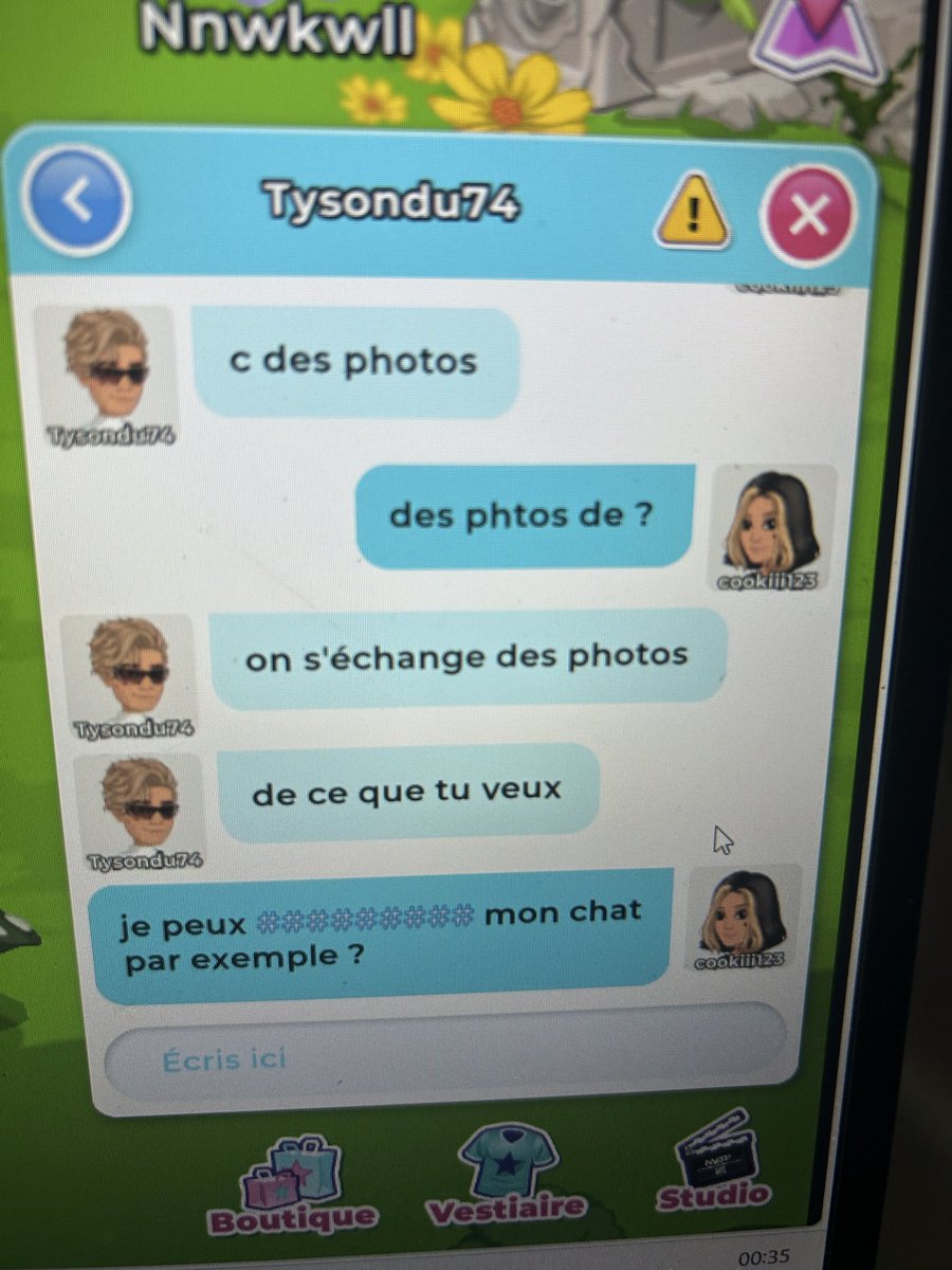 Alex_bubu2's tweet photo. Supprimer ce jeux par pitié.
Aux passage allez signaler ce gros détraqué.
⬇️⬇️ https://t.co/NewvoIyleX