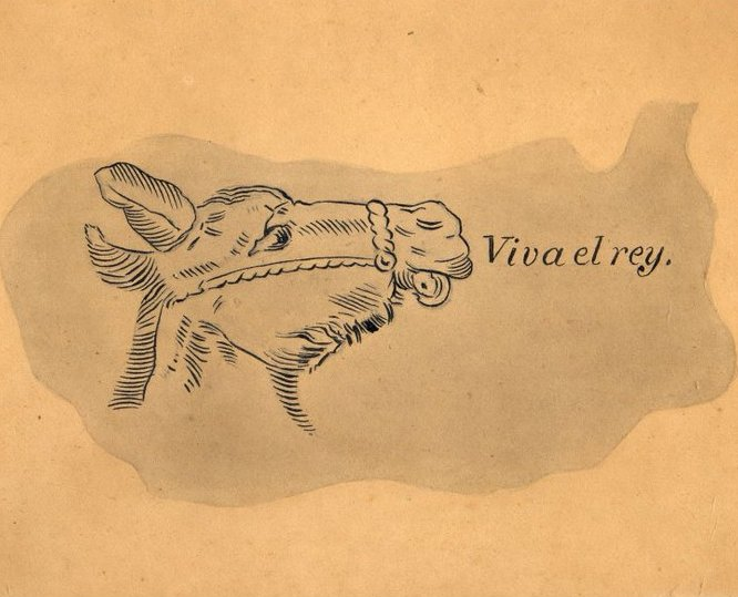 AHGArgentino's tweet photo. Hace 202 años se publicaba la primera caricatura en nuestro país, el nacimiento del Humor Gráfico Argentino. Apareció en el “Suplemento al Argos” y si bien no se trataba precisamente de una caricatura, tal era la intención del dibujo de una cabeza de burro para satirizar la https://t.co/kpYmk3EoZe
