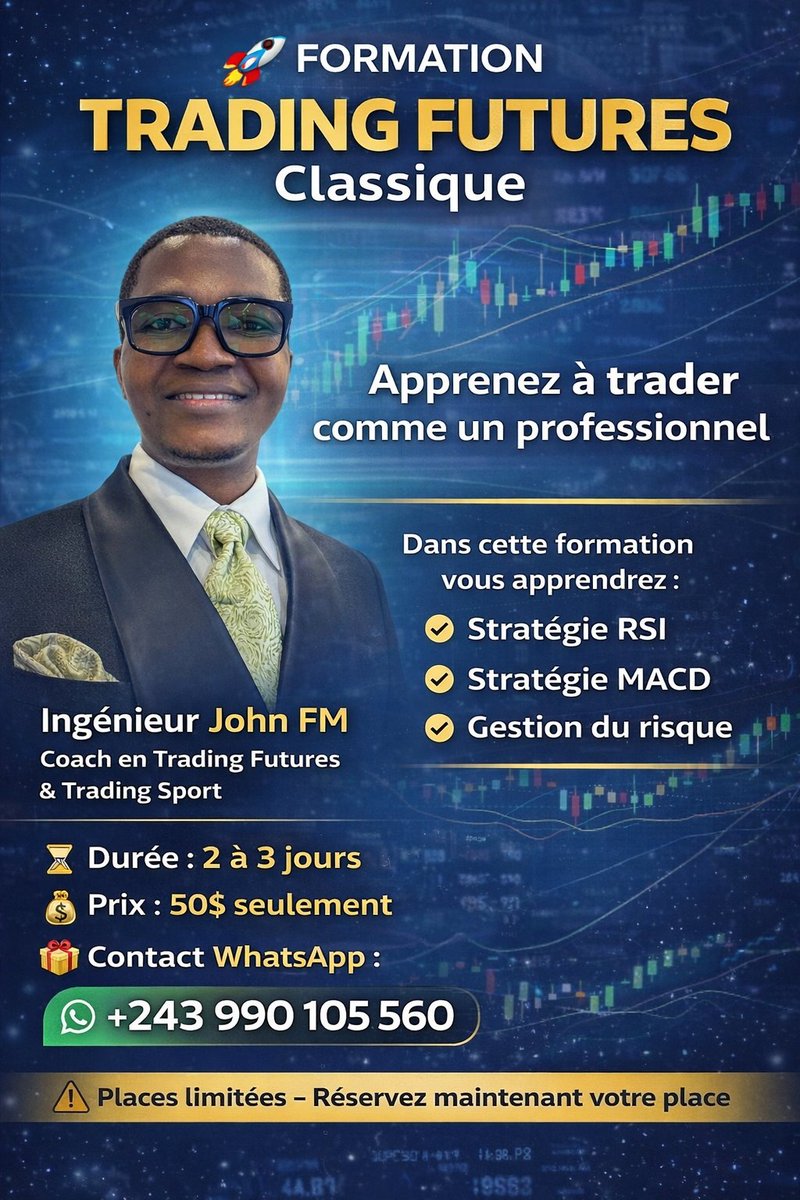 <a href="/BabyDoge/">Baby Doge</a> 🚀 FORMATION TRADING FUTURES 

👨‍🏫 Ir John FM
Coach en Trading Futures &amp; Trading Sport
📈 Apprenez à trader comme un professionnel

 Dans cette formation vous apprendrez :
✔ Stratégie RSI
✔ *Stratégie MACD
✔ Gestion du risque
✔ Comment entrer et sortir du marché