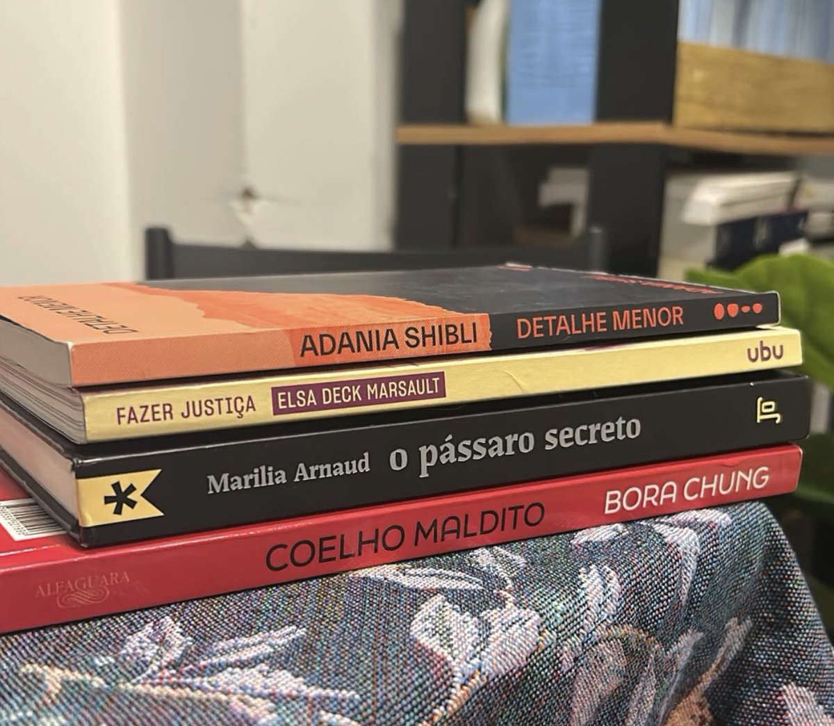 Juninho11072001's tweet photo. January Books! ✅📚
.
Todos os livros lidos em Janeiro! Foram 746 páginas no total!
Meu favorito foi "Detalhe Menor" da escritora Palestina Adania Shibli. Sua escrita escancara o genocidio palestino com uma brutalidade sem igual. https://t.co/1LAwRsp6yY