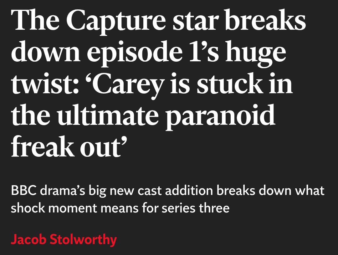 An interview with Killian (now he can start to reveal something more 😆). 
independent.co.uk/arts-entertain…

#killianscott #noahpierson #thecapture #bbc #irish #irishactor