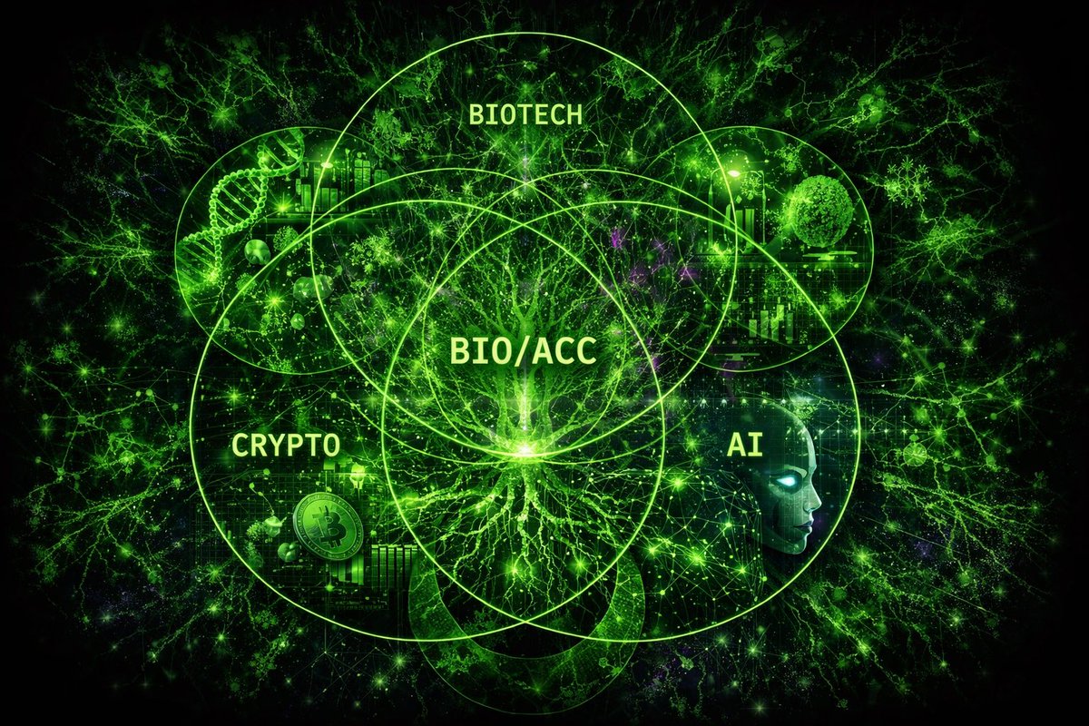 Just paid dex. This ca is a year old, and is the strongest ca name wise for a bio/acc community to grow. 

This month is gonna be a big month for bio tech coins. <a href="/beffjezos/">Beff (e/acc)</a> has been talking about bio/acc for a long time. 

This is the crypto community for it.