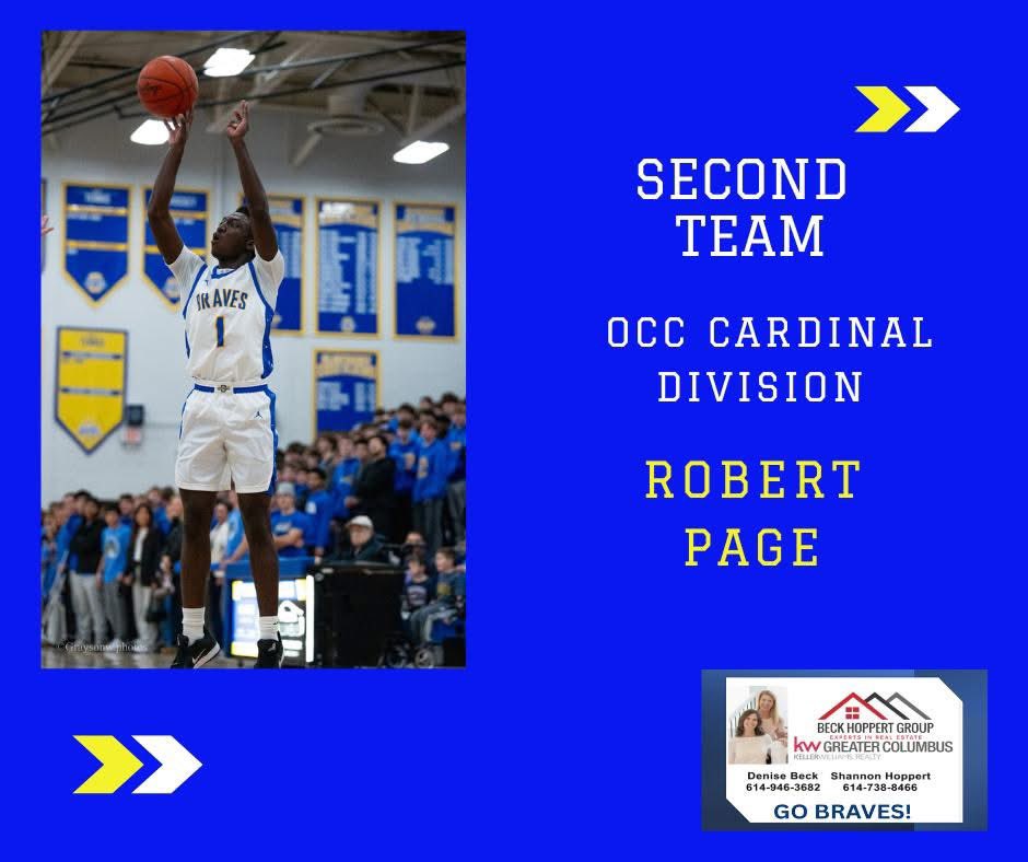 BravesOhs's tweet photo. Congratulations to Sophomore @robertpage32 for being named All-League Second Team OCC Cardinal Division. #GoBraves @OHSathletics @CoachFeasel https://t.co/0hm79gztYQ