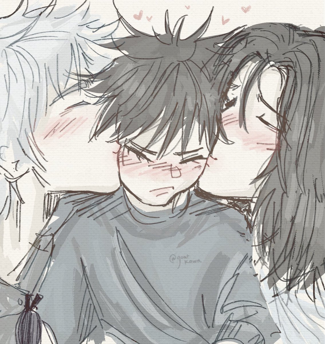 mwahhh

#satosugu + #megumi