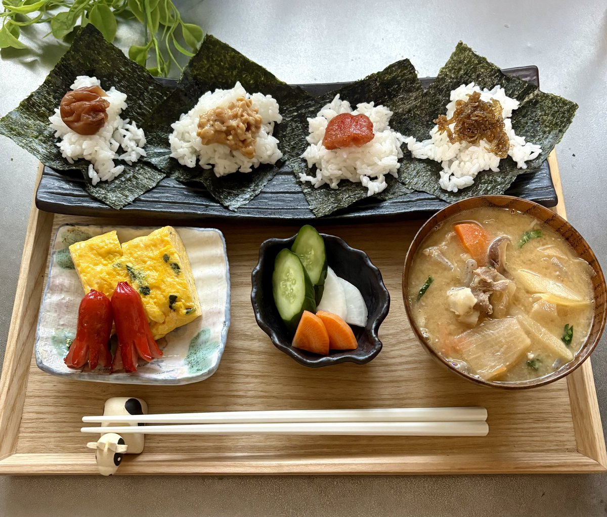 息子の朝ごはん