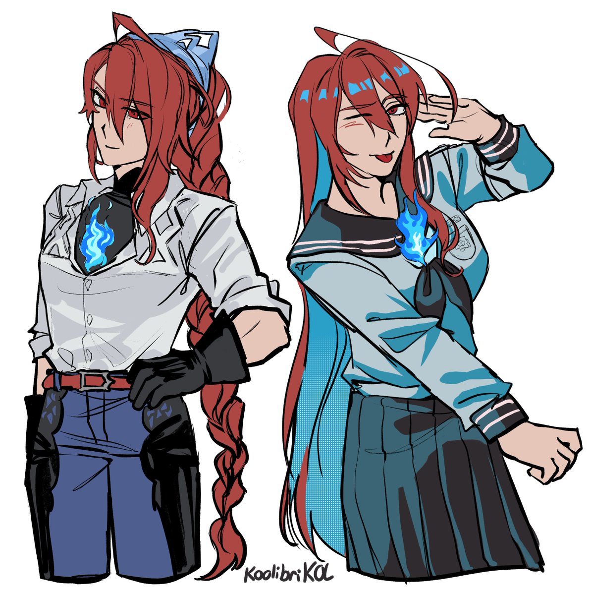 I love ERB #BloodflameArt 
Might draw some other fits soon