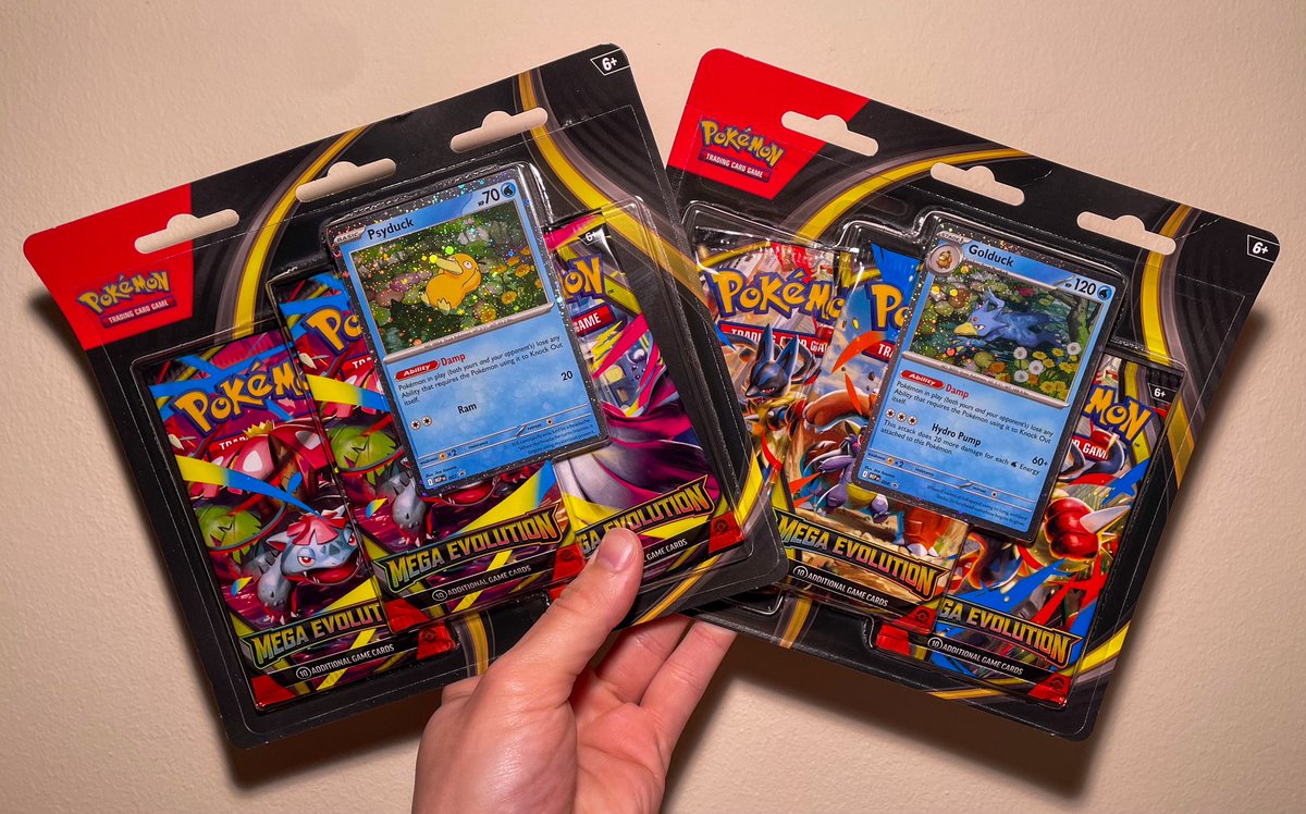 🎉🚨GIVEAWAY🚨🎉

#PokéCardsDaily x <a href="/inxfernal/">jamie 𖤓</a> 
One lucky winner will receive these Mega Evolutions blister packs!🤟🏼

How to join:
💎Follow both <a href="/PokeCardsDaily/">PokéCardsDaily</a> &amp; <a href="/inxfernal/">jamie 𖤓</a> 
♥️Like
♻️Repost
🔥Bonus: tag a friend

⏳ANNOUNCED March 14th @ 8:00pm EST⏳