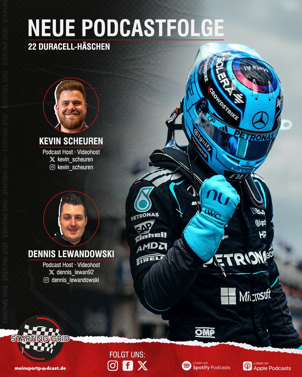 Starting Grid - Podcast tweet media