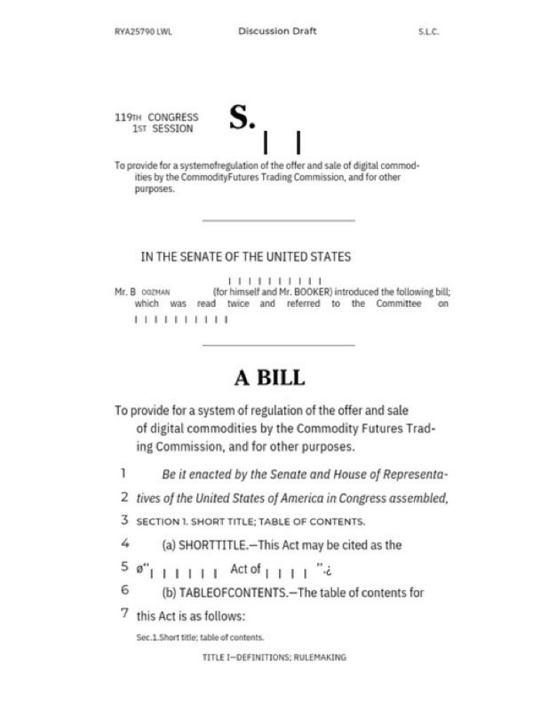 🚨BREAKING: The U.S. Senate Democrats say that they are ready to pass the crypto market structure legislation (CLARITY ACT). 

America is about to become the crypto capital of the world. 🇺🇸 

IT'S HAPPENING!