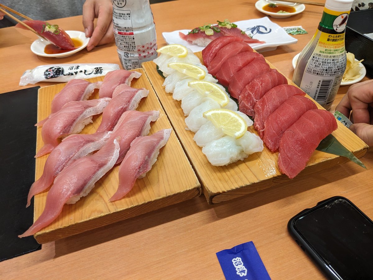 ファスガンといえば寿司！